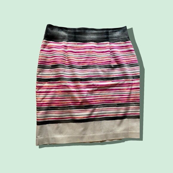 Women’s Worthington Striped Pencil Skirt-Size 16 - Picture 1 of 8